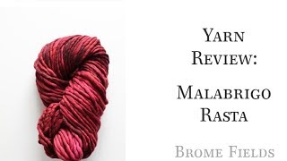 Malabrigo Rasta Yarn Review FREE Hat Knitting Pattern [upl. by Annaiv]