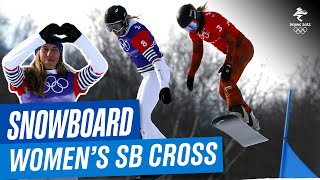 Snowboard  Womens Snowboard Cross Final  Full Replay  Beijing2022 [upl. by Eeliram]