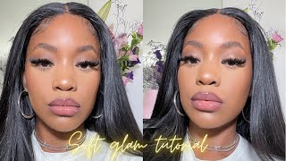 Full Face Soft Glam Makeup Tutorial Start to Finish Talk Through Detailed UPDATED 2021 [upl. by Sirkin]