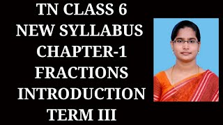 6th Maths T3 Ch1 Fractions  Introduction Samacheer One plus One channel [upl. by Donnie415]