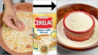 Homemade Cerelac for 6  12 Month Babies  Super Healthy Baby Food for 6 Month old [upl. by Papotto]