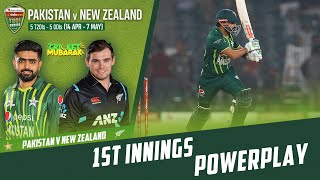 1st Innings Powerplay  Pakistan vs New Zealand  2nd T20I 2023  PCB  M2B2T [upl. by Derzon]