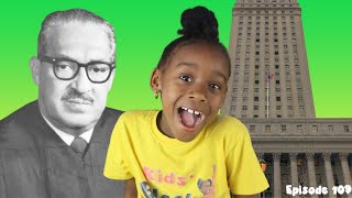 Thurgood Marshall For Kids  Kids Black History [upl. by Eilagam703]