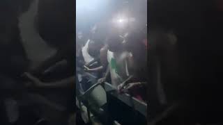 Super Eagles Fans Sing Tylas Water to Celebrate Win Over Bafana [upl. by Fallon]