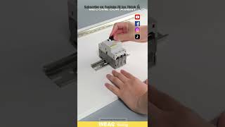 StepbyStep Guide Installing an MCB on a DIN Railmpcbs Motorprotectivecircuitbreaker [upl. by Courtund]