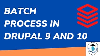 Batch process in Drupal 9  Drupal 10  Drupal 8 [upl. by Adieren408]