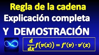 15 Regla de la cadena EXPLICACIÓN COMPLETA y demostración [upl. by Ydda]