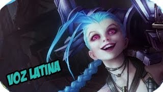 Frases y Voz de Jinx en Español Latino  League of Legends [upl. by Krucik661]