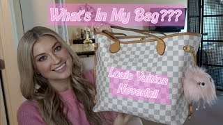 WHATS IN MY BAG  LOUIS VUITTON NEVERFULL UPDATED [upl. by Evania]