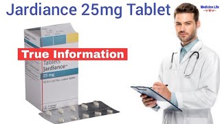 Jardiance 25 mg tablet use review in hindi  uses  dose  benefits  Sideeffects [upl. by Aineg891]