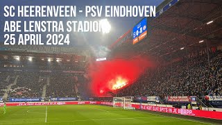 152 SC Heerenveen  PSV Eindhoven  25 April 2024 [upl. by Niledam]