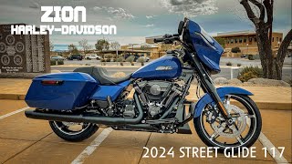 2024 HarleyDavidson FLHXS Street Glide 117 in Blue Burst  Zion HD Bike of the Week [upl. by Yerxa]