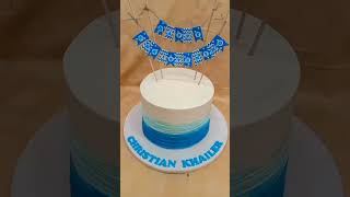 Christening Cake cake shortvideo cakedesign christeningcake music song coversong [upl. by Nalra]