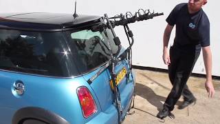 How to Fit Install a Bike Cycle Carrier Rack  BMW Mini One Cooper S [upl. by Arch986]