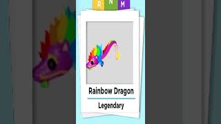 Rainbow Dragon Neon amp Mega Neon in Adopt me shorts adoptmeneons adoptme adoptmerainbowdragon [upl. by Aytnahs]