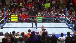 Big Show attacks Brock Lesnar  Old School Raw 1614 [upl. by Merrow779]