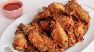 Crispy Homemade Wings Recipe  Laura Vitale  Laura in the Kitchen Episode 277 [upl. by Novaat]