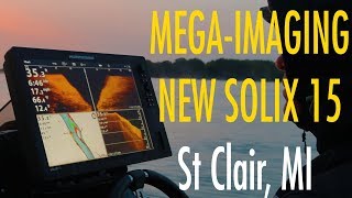 Humminbird Solix 15 On The Water Mega Imaging St Clair Michigan [upl. by Enirolf305]