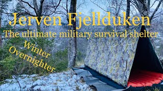 Fjellduken  Jervenduken  Jerven Hunter  Norwegian Army Shelter System  Winter Survival [upl. by Ahsikrats]