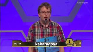 Kid Celebrates Prematurely At Scripps National Spelling Bee [upl. by Nosreg]