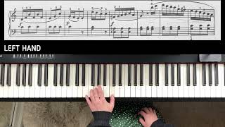 Clementi Vivace from Sonatina in C ops 36  hands separately [upl. by Annuahsal892]