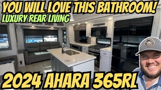 2024 Ahara 365RL  BEAUTIFUL Rear Living 5th Wheel by East To West RV [upl. by Yentihw696]