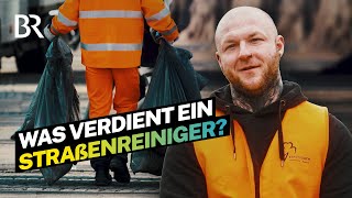 Sicherer Job ohne Ausbildung aber reicht das Gehalt als Straßenreiniger  Lohnt sich das  BR [upl. by Festatus]