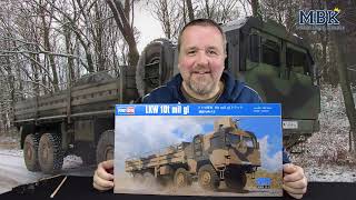 MBK packt aus 749  135 LKW 10t mil gl Hobby Boss 85528 [upl. by Nnylanna]