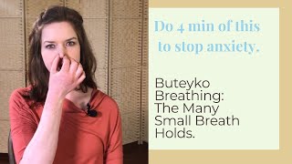 Buteyko Breathing 4 min guided exercise for anxiety [upl. by Simon]