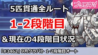 【プリコネ】9月クラバト 12段階目 5匹貫通オート編成＆今月クラバトの現在4段階目状況【プリンセスコネクト！】 [upl. by Prestige]