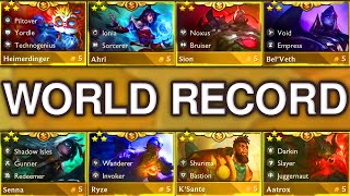 WORLD RECORD GAME ⭐⭐⭐⭐⭐⭐⭐  TFT Set 9 [upl. by Amjan682]