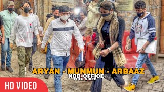 Aryan Khan Arbaaz Merchant and Munmun Dhamecha INNOCENT walk toward NCB Office  FULL VIDEO [upl. by Lenahc]