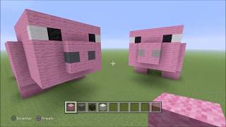 Alvinolp Minecraft Schwein komplett bauen [upl. by Terrye]