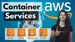 Containers on AWS Overview ECS  EKS  Fargate  ECR [upl. by Sivia626]