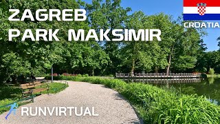 Virtual Run in Croatia Park Maksimir [upl. by Damiano]