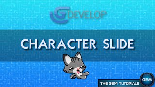 Character slide  GDevelop 5 [upl. by Drye]