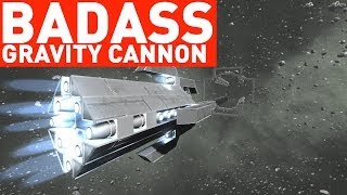 Badass Gravity Cannon Space Engineers [upl. by Allesiram195]