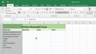 How To Format Subheadings and Columns and lists in excel [upl. by Pare683]