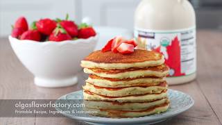 Buttermilk Pancakes I Olgas Flavor Factory [upl. by Harras276]