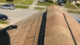 🔨🏡Damaged 3 in 1 Tab roof Shingles and diy wall junction missing Flashing Wa Beautiful View [upl. by Aitel]