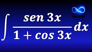 Integral trigonométrica completando derivada seno entre coseno [upl. by Cazzie]