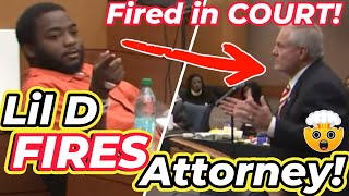 🤯Lil D FINALLY Testifies FIRES LAWYER in Open Court Love amp Schardt BATTLE ysltrial youngthug [upl. by Aurelea]