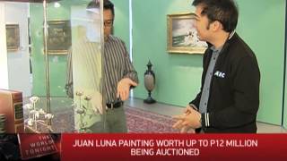 P12million Juan Luna painting up for auction [upl. by Norri]