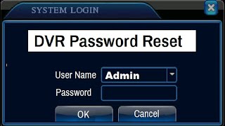 DVR Password Reset  How to Reset DVR Password  DVR Password Recovery DVR Password dvrpassword [upl. by Onilatac]