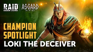 RAID Shadow Legends  Champion Spotlight  Loki the Deceiver [upl. by Curcio]