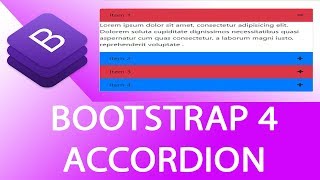 Bootstrap 4 Accordion with Arrow [upl. by Corry421]