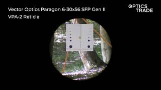 Vector Optics Paragon 630x56 SFP Gen II Reticle VPA2  Optics Trade Reticle Subtensions [upl. by Mccoy123]