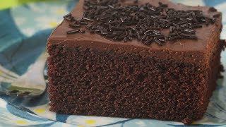 Chocolate Cake Recipe Demonstration  Joyofbakingcom [upl. by Aihtyc]