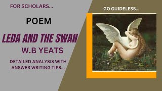 Leda and the Swan by W B YeatsAnalysisIn HindiEnglish HonsDU [upl. by Yenaffit]