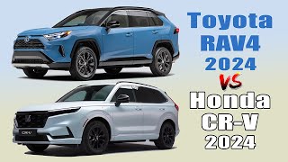 2024 Toyota RAV4 vs 2024 Honda CRV  Similarities and Differences [upl. by Gaiser819]